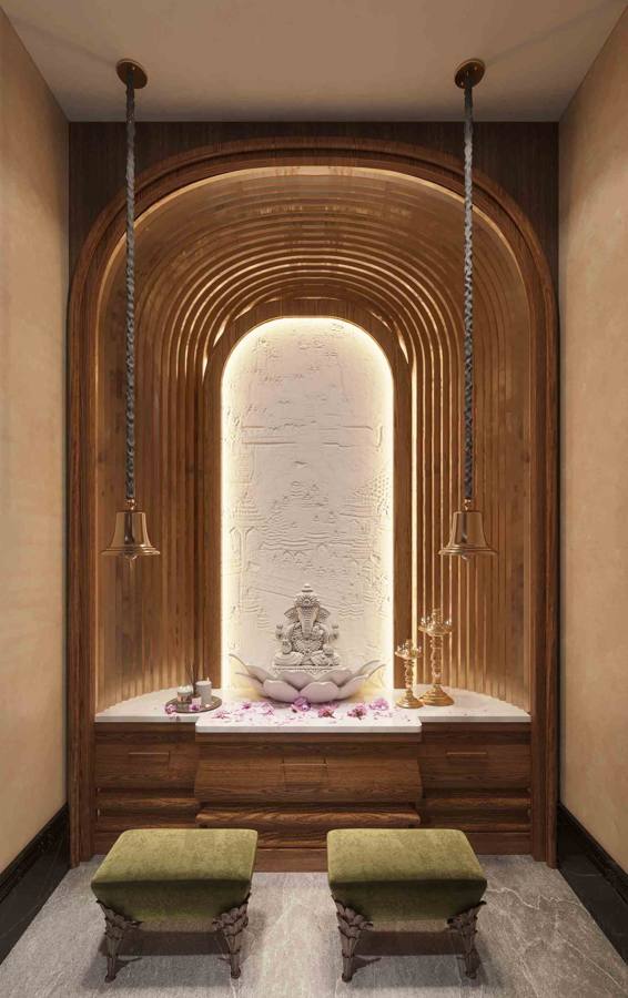 The temple niche — The Monarch, Jaipur